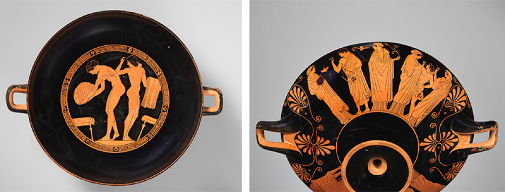 Fig. 16. A Terracota Kylix Attributed to Douris, Metropolitan Museum of Art.