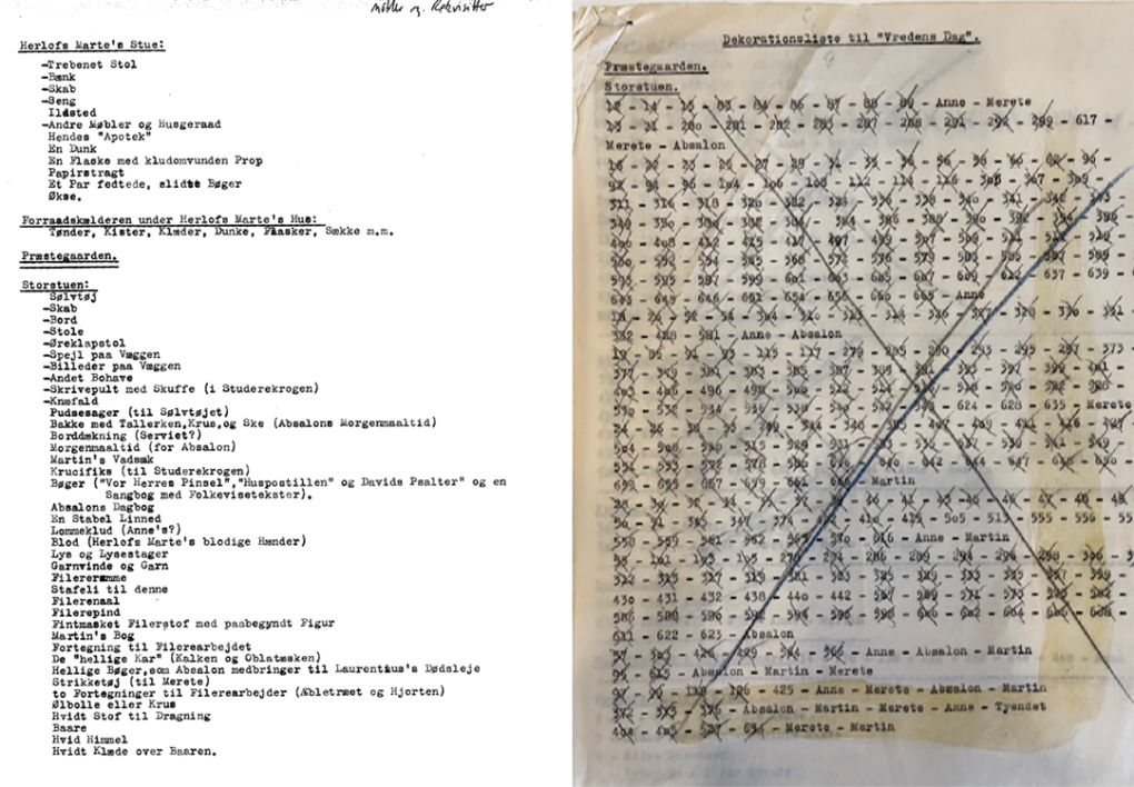 Fig. 10. List of Props for 'Day of Wrath'.